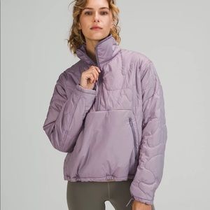 lululemon Insulated Quilted Pullover Jacket - Dark Violet - Water-repellant